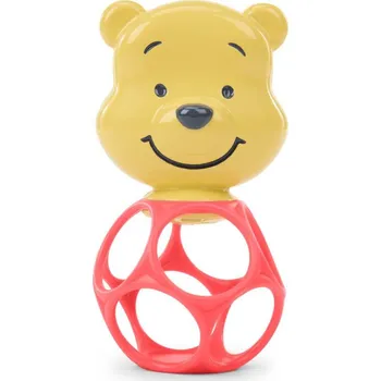 Bright Starts Kousátko s chrastítkem Winnie the Pooh Hunny & Shake 2 ks 0 m+