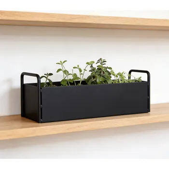 Truhlík Kovový truhlík Esme antracit RAL 7016