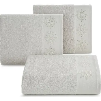 VÁNOČNÍ OSUŠKA JOY3 70×140CM STŘÍBRNÁ