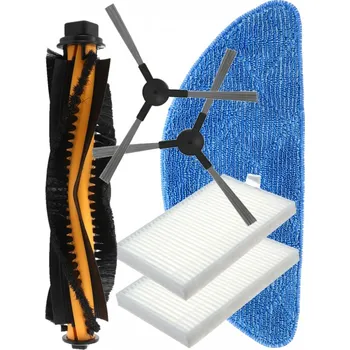 Sada příslušenství pro robotický vysavač HEPA filtry a kartáče pro vysavač TESLA AI200 Smart Robot Vacuum Laser sada s mopem 6ks