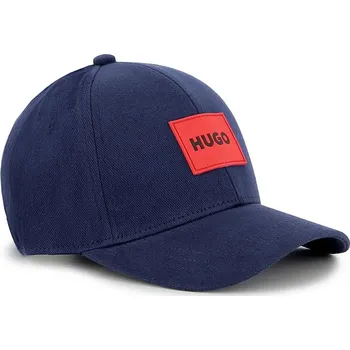 Kšiltovka Dětská bavlněná kšiltovka HUGO G01187.52.56 námořnická modř 59X, vel. 56