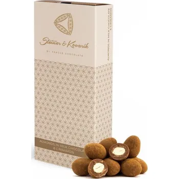 Steiner & Kovarik Mandle v mléčné čokoládě a skořici 130 g