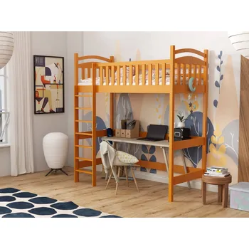 Dětská postel Postel horní spaní Anita Barva dřeva: Olše, Rozměry: 90x200