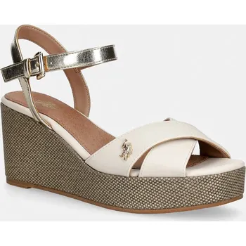 Dámské sandále Sandály U.S. Polo Assn. ALYSSA027 ALYSSA027W.6Y1 béžová 01X, EUR 39