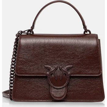 Kožená kabelka Pinko 100066.A315 hnědá 89X, vel. ONE SIZE