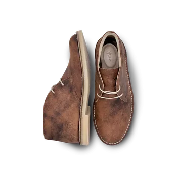 Dámské polobotky Vasky Desert Dusty Brown - Dámské kožené polobotky hnědé&nbsp;- jarní / podzimní boty, obuv | Flexiko | česká výroba ze Zlína 36 EU