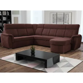 Sedací souprava Rozkládací sedací souprava do U Boston - vínová Varianta: Levá