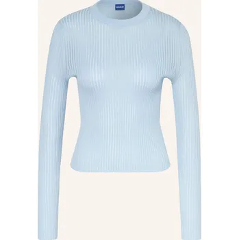 Dámské tričko Hugo Dlouhé Rukávy Somya, tmavě modrá