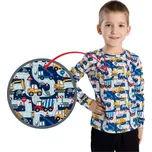 Chlapecké triko Betty mode vel. 92-128 stavební stroje šedé