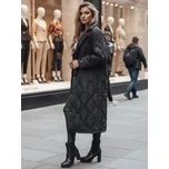 Dstreet Dámský kabát prošívaný dlouhý TRENDIFY TY4378z Barva: Černá, Velikost: XL