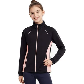 Dívčí mikina FUNKČNÍ DÍVČÍ MIKINA NA ZIP SPORTY NOVINKA Barva: Černá, Velikost: 158