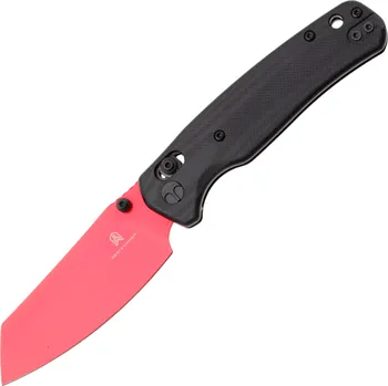 Bestechman Cicada's wing 10Cr15MoV Red Painted G10 BMK06F