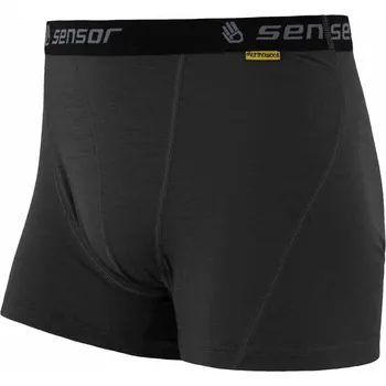 Pánské termo spodky pánské trenky SENSOR MERINO ACTIVE pánské trenky černá - S