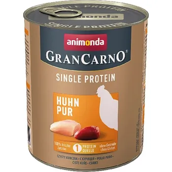 GranCarno Single Protein konzerva - čisté kuřecí 6x800g