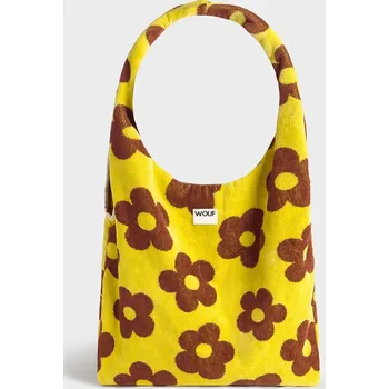 Bavlněná kabelka WOUF Phi Phi 45 x 65 cm BTS260017 žlutá 11X