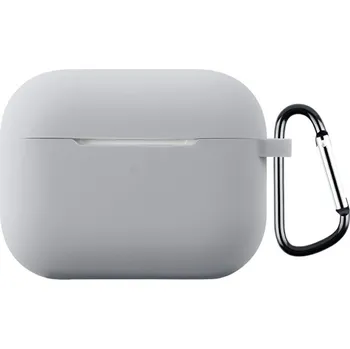 Příslušenství pro sluchátka Carabi silikonový obal na Apple AirPods Pro 3 - světlešedý