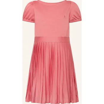 Dámské šaty Polo Ralph Lauren Dívčí Šaty S Plisováním, starorůžová, 110