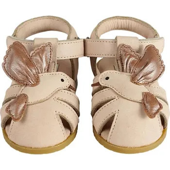 Dívčí obuv Dětské nubukové sandály Donsje Thami Sky Sandals Hummingbird 1506102 béžová 02X, EUR 21