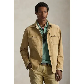 Pánská bunda Semišová bunda Polo Ralph Lauren 710955766 hnědá 82X, vel. XL