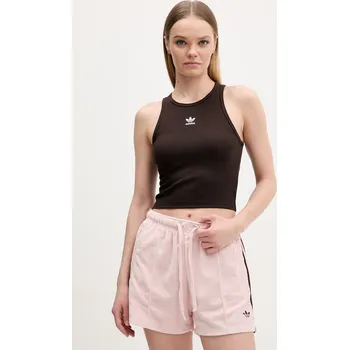 Top adidas Originals KD3821 hnědá 89X, vel. XS