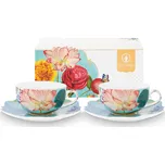 PIP Studio Šálek a podšálek Royal Flowers 225ml sada 2ks 51.004.071