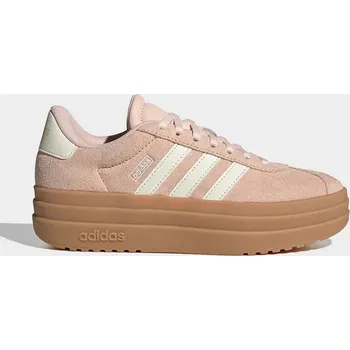 Pánské tenisky Dětské semišové tenisky adidas VL COURT BOLD KK4501 béžová 02X, EUR 38