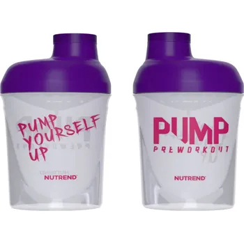 Láhev Sportovní shaker Nutrend mini 300ml - fialový