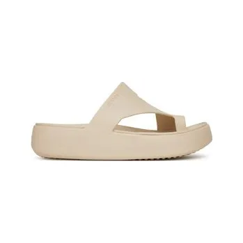 Dámská obuv Žabky Crocs Getaway Platform Toe Loop 210834 Béžová 38_39