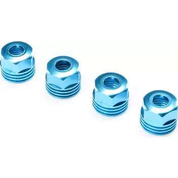 Losi krytka tlumiče spodní hliník, modrá (4): SBR 2.0