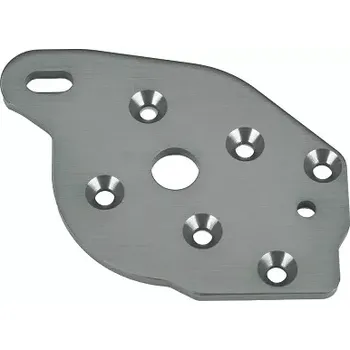 RC model Traxxas deska motoru hliníková šedá