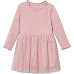 695170 - Tchibo - Dívčí žebrované šaty - dámské - vel. 122/128 - barva: růžová