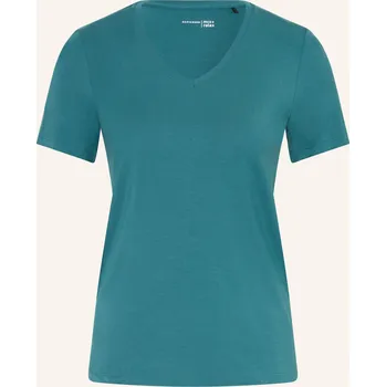 Dámské tričko Schiesser Dámské Spací Tričko Mix+Relax, petrolejová, 44