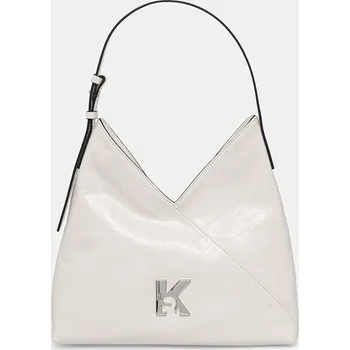 Kabelka Kožená kabelka Karl Lagerfeld Jeans B1W30187 bílá 00X, vel. ONE SIZE