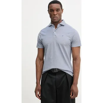 Pánské tričko Bavlněné polo tričko Hackett London HM5600139 modrá 05X, vel. XL