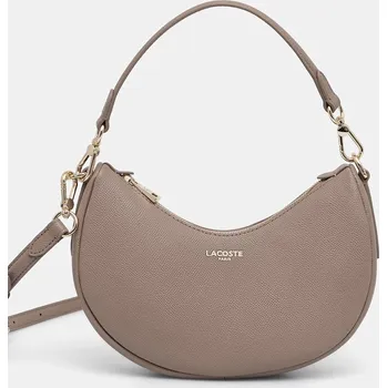 Kabelka Kožená kabelka Lacoste NF5101PH hnědá 84X, vel. ONE SIZE