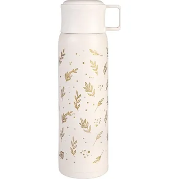 Outdoorové vybavení ALBI Bílá termoláhev s hrnkem 500 ml