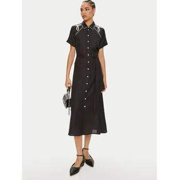 Dámské šaty Pinko Košilové šaty Encanto 103745 A1XM Černá Regular Fit 40