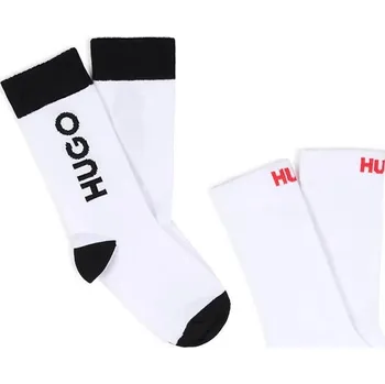 Pánské oblečení Dětské ponožky HUGO 2-pack G01169 bílá 00X, vel. 39
