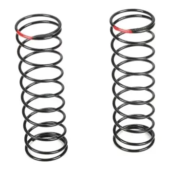 Team Losi Racing TLR pružina zadního tlumiče #2.6 červená (2):