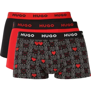 Boxerky 3PACK pánské boxerky HUGO vícebarevné (50532550 969) M Možnost vrácení zboží ZDARMA do 120 dnů!