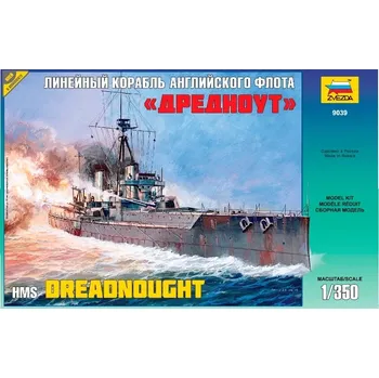 Volný čas Zvezda Dreadnought ruská bitevní loď (1:350)