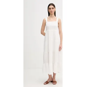 Dámské šaty Bavlněné šaty Dkny DJ6D9178 bílá 00X, vel. L