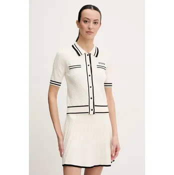 Dámský svetr Kardigan Guess SHARI V6RR02.Z4652 béžová 01X, vel. XS