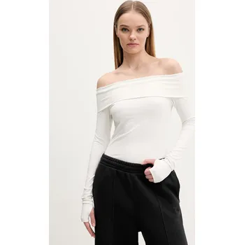 Pánské tričko Tričko s dlouhým rukávem adidas Originals KC8869 béžová 01X, vel. XXS