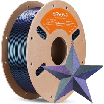 Filament Eryone Burn Titanium Tricolor Blue/Green/Rose Red 1,75mm 1kg