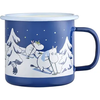 Muurla Moomin enamel mug Starry Night 3,7dl