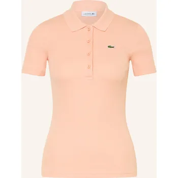 Dámská košile Lacoste Dámská Žerzejová Polokošile, lososová, 36