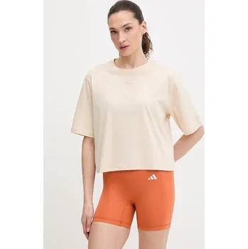 Pánské tričko Bavlněné tričko EA7 Emporio Armani AF21060.7W000926 béžová 80X, vel. XL