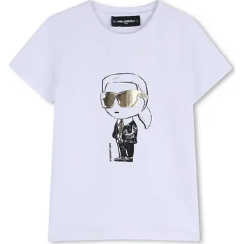 Chlapecké tričko Dětské tričko Karl Lagerfeld Z31160.86.108 bílá 00X, vel. 86