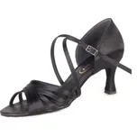 Dámské taneční boty AKCES PAS4 černá 5 cm Flare Velikost: 35